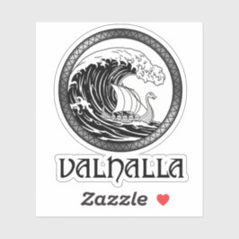 Pegatina El Valor del Vikingo