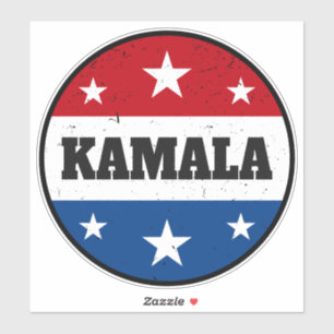 Pegatina Elecciones Kamala Harris 2024 V