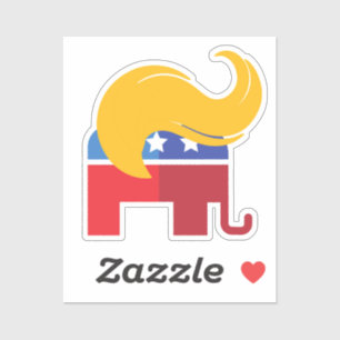 Pegatina Elecciones presidenciales Trump 2024