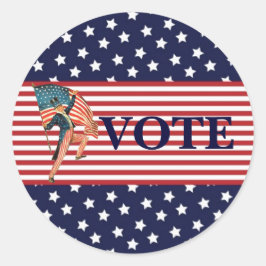Pegatina electoral de voto
