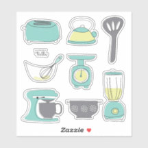 Electrodomésticos de cocina Hornear Desayuno Vinil