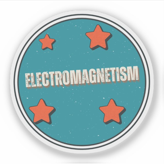Pegatina Electromagnetismo (Anverso)