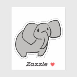 Pegatina Elefante