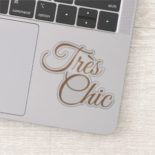 Pegatina Elegante guión Tres Modas Motivación