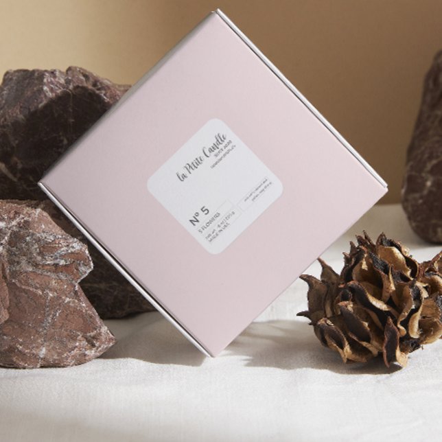 Pegatina elegante minimalista en negro y blanco (Subido por el creador)