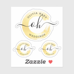 Pegatina Elegante Personalizado Decal con el logotipo del p