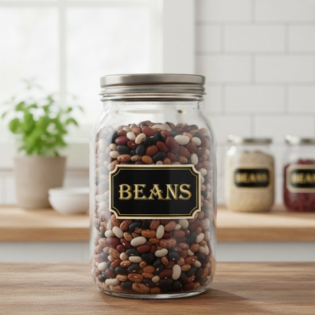 Pegatina Elegante rótulo de destilador negro y dorado (Subido por el creador)