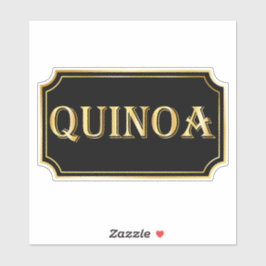 Pegatina Elegante rótulo de destilador negro y dorado