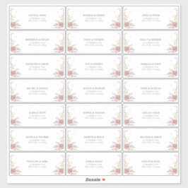 Pegatina Elegante y moderno hotel con flores silvestres