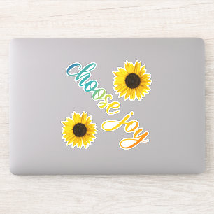 Pegatina Elegir girasol de alegría