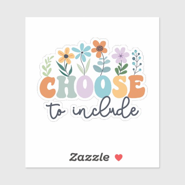 Pegatina Elegir incluir (Hoja)