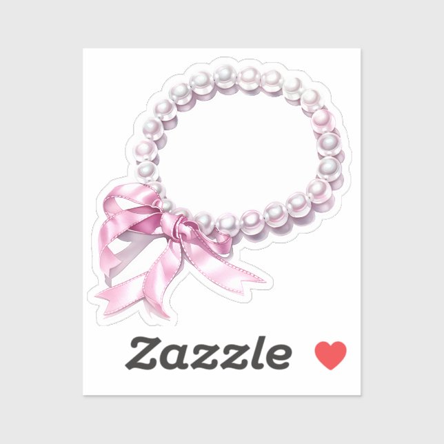 Pegatina Elementos Coquette de color de agua (Hoja)