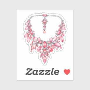 Pegatina Elementos Coquette de color de agua