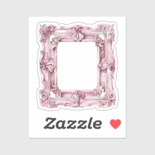 Pegatina Elementos Coquette de color de agua