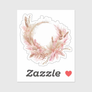 Pegatina Elementos Coquette de color de agua