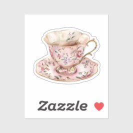 Pegatina Elementos Coquette de color de agua