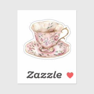 Pegatina Elementos Coquette de color de agua