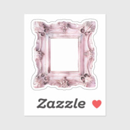 Pegatina Elementos Coquette de color de agua