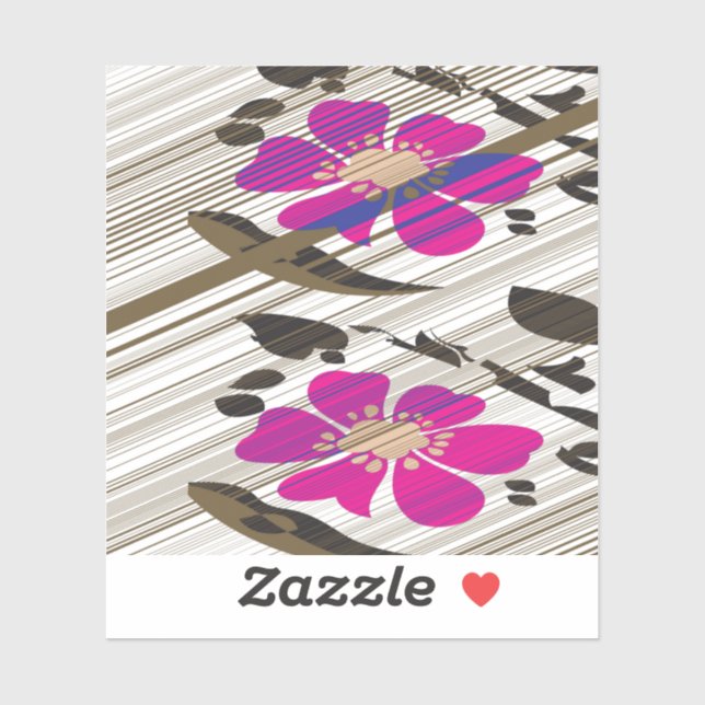 Pegatina Elementos esenciales para una boda elegante | Vera (Hoja)