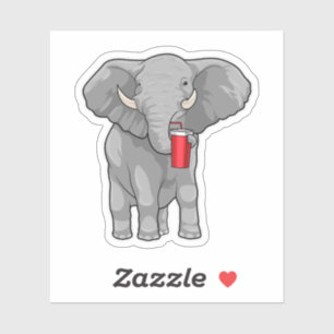 Pegatina Elephant Beber mug