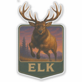 Pegatina Elk Sticker