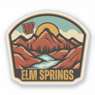 Pegatina Elm Springs, Arkansas