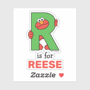 Pegatina Elmo Alphabet   R Green
