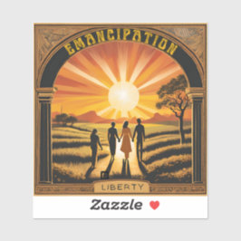 Pegatina "Emancipación del amanecer"