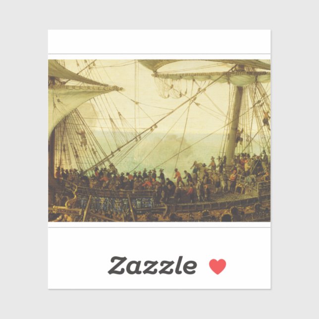 Pegatina Embarque del Elector Palatino  (Hoja)