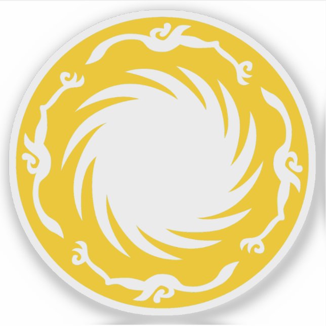 Pegatina Emblem of Chengdu, People's Republic of China (Anverso)