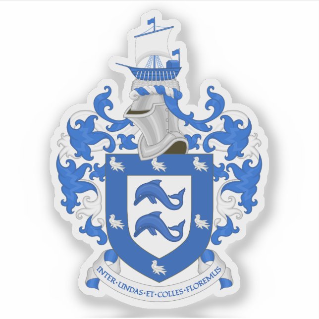 Pegatina Emblem of the city of Brighton and Hove, England (Anverso)