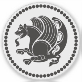 Pegatina Emblem of the Sasanian Empire (Simurgh), Iran