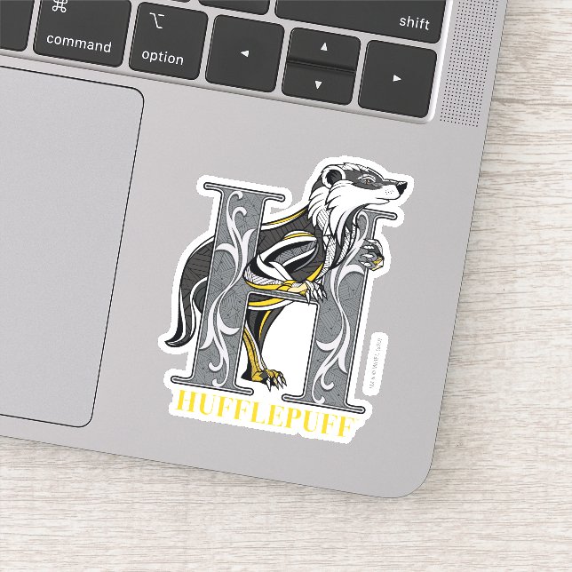 Pegatina Emblema cruzado HUFFLEPUFF™ (Detalle)
