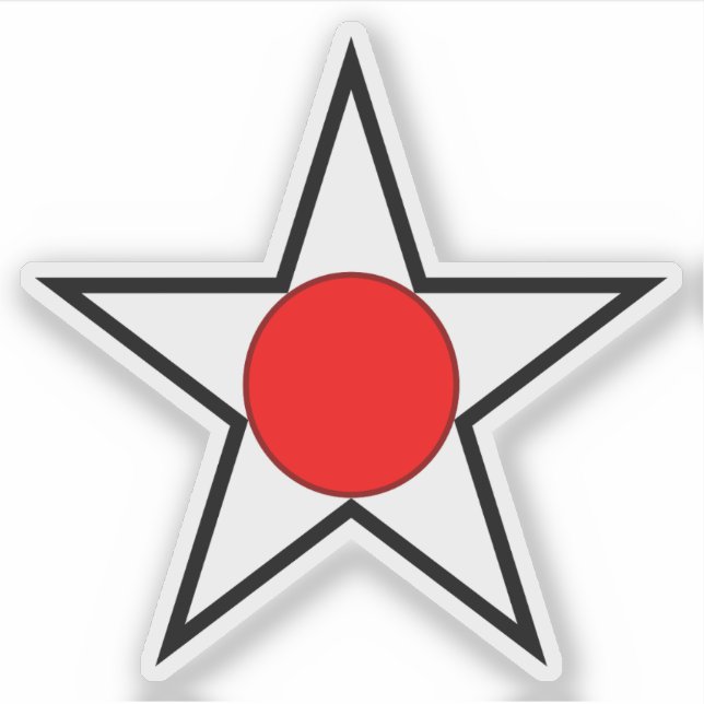 Pegatina Emblema de Asahikawa, Hokkaido, Japón (Anverso)