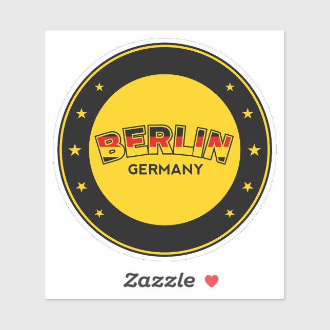 Pegatina Emblema de Berlín (Hoja)