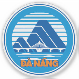 Pegatina Emblema de Da Nang, Vietnam