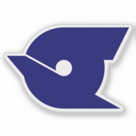 Pegatina Emblema de Edogawa, Tokio, Japón
