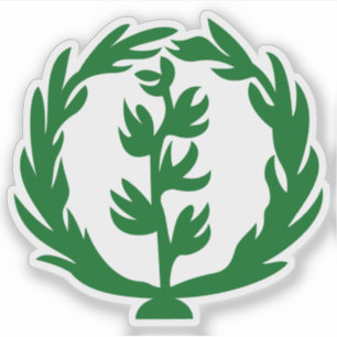 Pegatina Emblema de Eritrea (1952-1962)