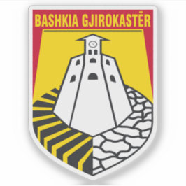 Pegatina Emblema de Gjirokastër, Albania