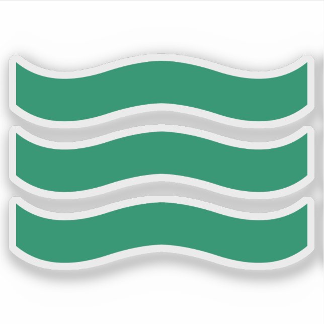 Pegatina Emblema de Hiroshima, Hiroshima (Japón) (Anverso)