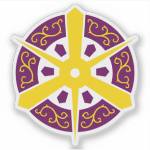 Pegatina Emblema de Kioto City, Kioto, Japón