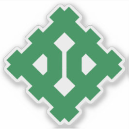 Pegatina Emblema de la ciudad de Fukui, Fukui, Japón
