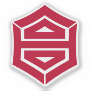 Pegatina Emblema de la ciudad de Kochi (Kōchi), Kōchi (Japó