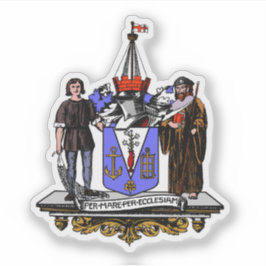 Pegatina Emblema de la ciudad de Southend-on-Sea, Inglaterr