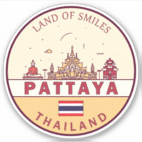 Emblema de la línea aérea de Pattaya Tailandia