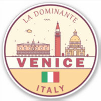 Emblema de la línea aérea de Venecia Italia