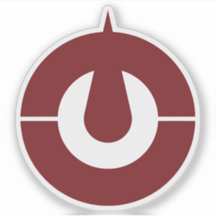 Pegatina Emblema de la prefectura de Kochi (Kōchi), Japón