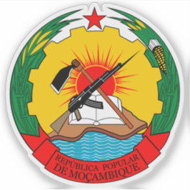 Pegatina Emblema de la República Popular de Mozambique (197
