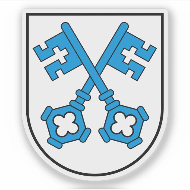 Pegatina emblema de los distritos de Wangen y Oberaargau, S (Anverso)