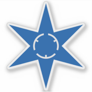 Pegatina Emblema de Mito, Ibaraki, Japón